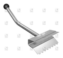 Modulārā aprīkojuma piederums 1 Griddle plate scraper for smooth