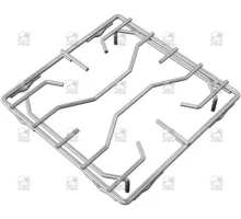 Cns grid to cover 2 burners (370x550 mm), MKN, 206107