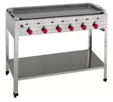 Gas combi stand grill 6, Neumärker, 00-50455