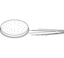 Pasta nozzle disk ø 50 mm capelli d'angelo, Neumärker, 06-50742-06