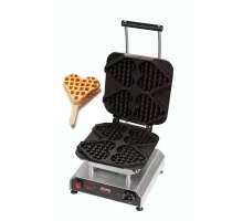 Neumärker Waffle Maker Thermocook® incl. Waffle Heart on a Stick Interchangeable Plates
