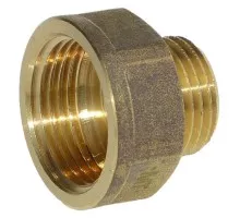 Reduzierter Muffennippel, 3/4“IG x 1/2“AG