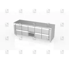 4½ section height adjustable cooling counter, Novameta, FPR-E414-233/70/90
