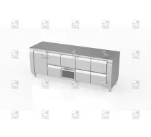 4½ section height adjustable cooling counter, Novameta, FPR-E438-233/70/90