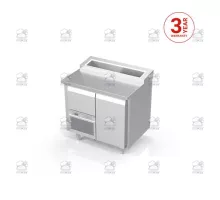 1½ салатный стол саладетте, Novameta, FS0-E101-94/70/90