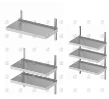 Modular wall shelving system LSX