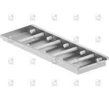 Combined roller table top, 1000×600×200 mm