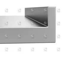 Table top with standard 50 mm upstand