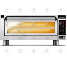 Compact pizza oven, 1 deck, chamber 820×410 mm, 6.05 kW
