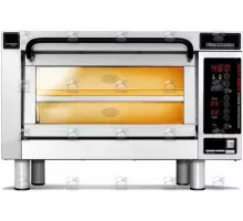 Compact pizza oven, 1 deck, chamber 460×460 mm, 3.6 kW