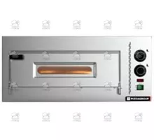 Electric deck pizza oven 1xØ45