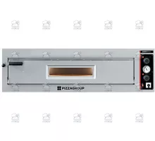 Electric deck pizza oven 6xØ30/34