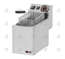 Elektriskā galda fritēšanas iekārta 5 l, 2.1 kW, 230 V ekonomiskā sērija