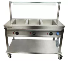 Bain Marie trolley model BTS-3 - Bain Marie kravas karieta modelis BTS-3