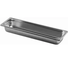 Gastronorm konteiners nerūsējošā tērauda modeļa TOP LINE 2/4 D40mm