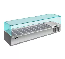 Холодильная настольная витрина - 1/4 Gn Модель Vrx 1800/330
