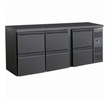 Bāra dzesētājs ar 3 X 2 atvilktnēm, modelis Bc 3100-S6