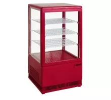 Мини-витрина холодильная вентилируемая модель SC 70 красная