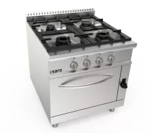 SARO Gas stove + gas oven 4 burners LQ model LQ / CUG4NG