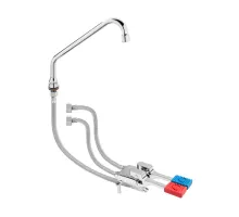 Fitings ar padeves pedāli - Aukstā/aukstā ūdens komplekts, modelis THEA