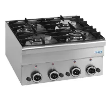 Газовая плита, 4 конфорки, 600 линий, настольная модель G4S6