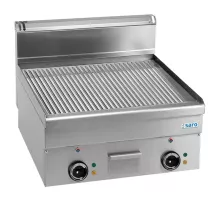 Электрическая плита-гриль ребристая столешница 600X600 модель Eft66R