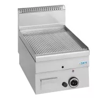Плита для газового гриля ребристая столешница 400X600 модель Gft46R