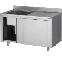 izlietnes skapī ar slīdošajām durvīm 1200