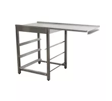 Nokas tablete trauku mazgājamās mašīnas labajā pusē, 1200mm