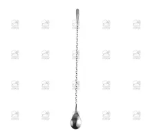 Bar spoon, steel, 300 mm