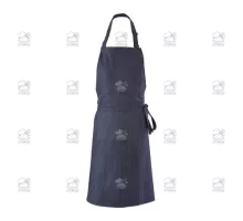 Apron - dark blue melange
