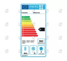 Ledusskapis GN 2/1, 650 l, nerūsējošais tērauds