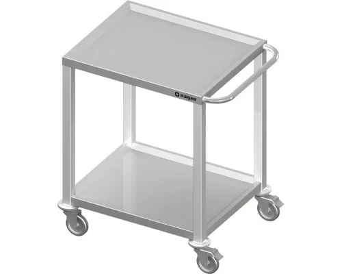 Тележка с двумя полками 1200x500x850 мм Тележка с двумя полками 1200x500x850 мм, Stalgast, 982006080