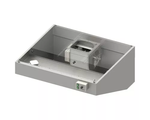 зонт пристеночный угловой ECONOMIC с лам. B, вент. E3 и освещ. 2200x900x550 mm Зонт пристеночный угловой economic с лам. b, вент. e3 и освещ. 2200x900x550 mm , Stalgast, 984140922