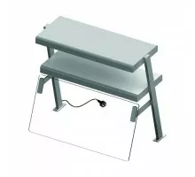Dubultā apsildes pagarinājums 1110x540x700 mm, Stalgast, ST254111