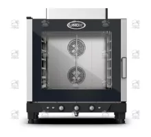 LINEMISS MANUAL, Konvekcijas krāsns ar mitrināšanu, 6×600×400 mm, 17.5 kW, gāzes, atvēršana pa labi
