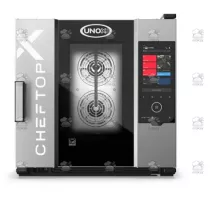 CHEFTOP-X, Kombinētā krāsns, 6×GN 1/1, 15 kW, gāzes, atvēršana pa kreisi