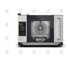 STEFANIA.MATIC BAKERLUX SHOP.Pro MASTER, Konvekcijas krāsns ar mitrināšanu, 3×460×330 mm, 3 kW, atvēršana pa labi, Automātiska durvju atvēršana, 220-240 1~ V