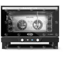 BAKERLUX CLASSIC, Konvekcijas krāsns ar mitrināšanu, 4×600×400 mm, 6.3 kW, nolaižamas durvis, Iebūvēts mitrināšanas sūknis, Vienfāzes barošana, 380-415 3N~ / 220-240 3~ / 220-240 1~ V