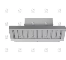Tvaiku kondensācijas nosūcējs ar ogles filtru, 868×1323×366 mm, 0.1 kW