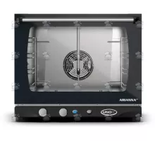 ARIANNA MANUAL HUMIDITY LINEMISS MANUAL, Konvekcijas krāsns ar mitrināšanu, 4×460×330 mm, 3 kW, nolaižamas durvis
