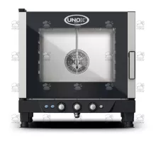 CHEFLUX MANUAL, Konvekcijas krāsns ar mitrināšanu, 5×GN 1/1, 7.1 kW, atvēršana pa labi