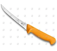 Swibo, нож для обвалки, нормальная кромка, полугибкий, эл. 16 см, желтый, Victorinox, 5.8404.16