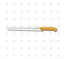 Swibo, larding knife, wavy edge, 25 cm, yellow, Victorinox, 5.8443.35