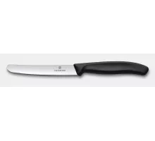 Swiss classic, table knife, 11 cm, black, Victorinox, 6.7803