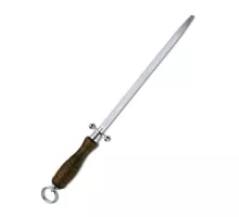 Virtuves asināmais tērauds, 27 cm, vidēji smalks, apaļš, dižskābardis
