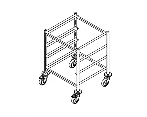 Тележка для кассет k-4, Inox baltic, K-4 Тележка для кассет k-4, Inox baltic, K-4