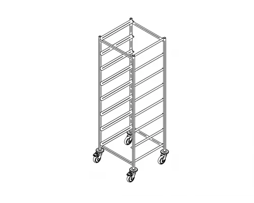 Тележка для кассет k-8, Inox baltic, K-8 Тележка для кассет k-8, Inox baltic, K-8