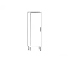 Напольный шкаф prk-600, Inox baltic, PRK-600