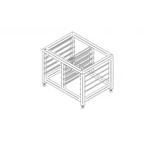 Cepeškrāsns statīvs rational, Inox baltic, RATIONAL